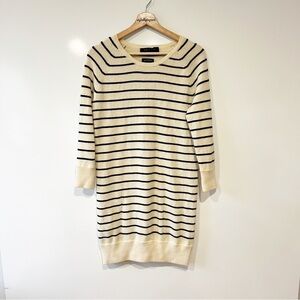 Rag & Bone 100% Cashmere Striped Sweater Dress